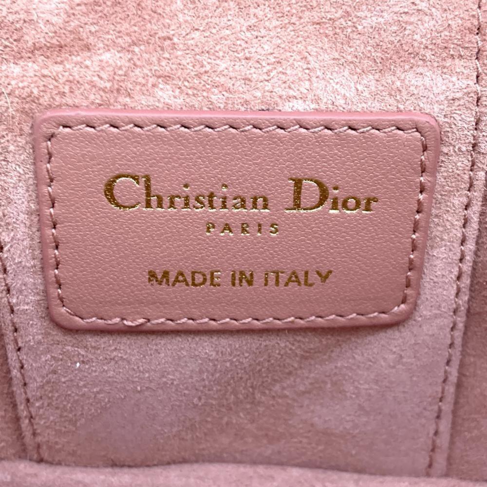 CHRISTIAN DIOR Pink Leather Shoulder Bag - Picture 7 of 8